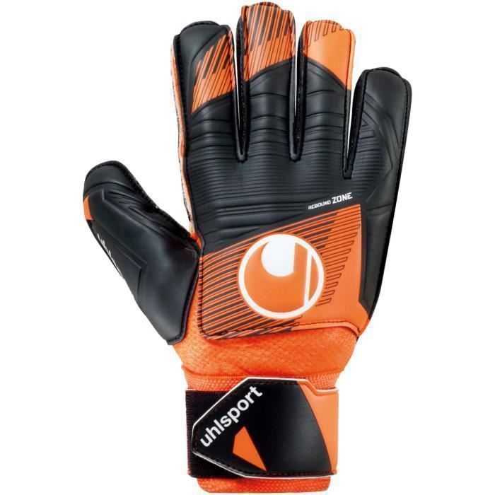 Gants gardien Uhlsport Cybertec Absolutgrip blanc bleu sur