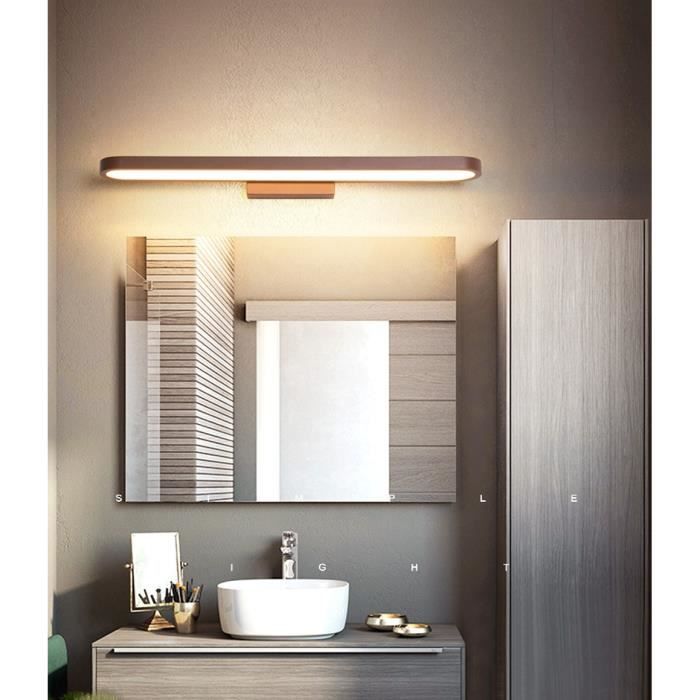 Éclairage avant de miroir à LED 12W Luminaire d'éclairage de vanité de  salle de bain, éclairage de lampe de miroir de bain de maquillage, lampes  de