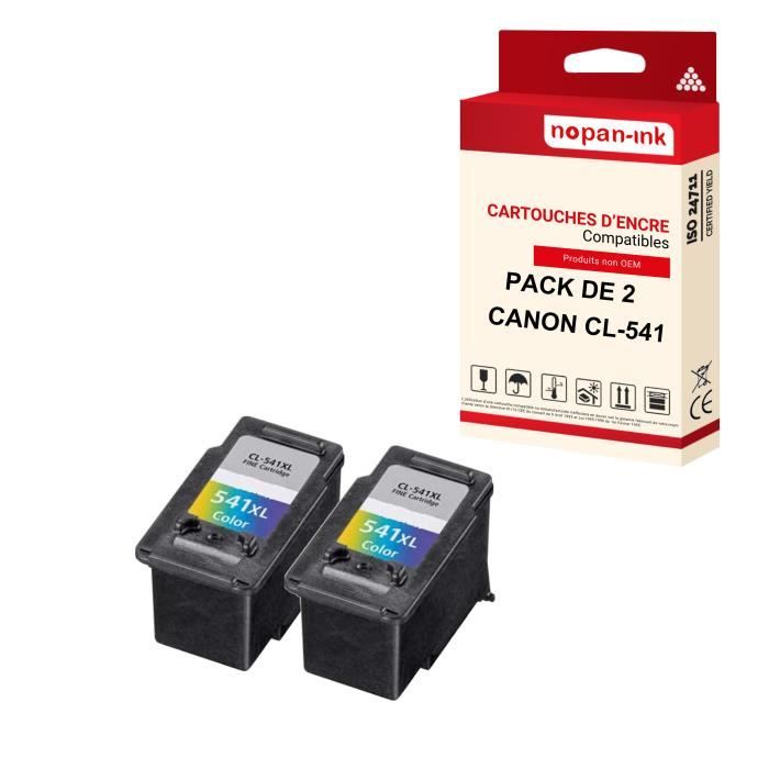 nopan ink x2 cartouches canon 541 xl compatibles