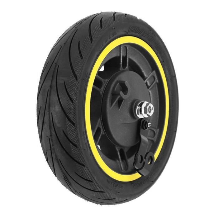 Roue arrière frein à tambour pour trottinette P2R Ninebot Max G30 - noir - 60/70-6,5 mm