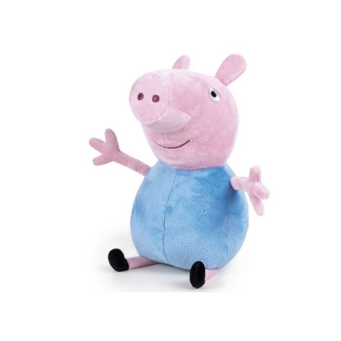 Peluche Peppa Pig George 30 cm Cochon Doudou Enfant Cdiscount Jeux Jouets