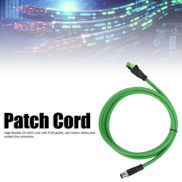 Cordon De Brassage Cordon De Raccordement M12 Rj45 Connecteur Ethernet cordon-de-brassage-cordon-de-raccordement-m12-rj45-connecteur-ethernet