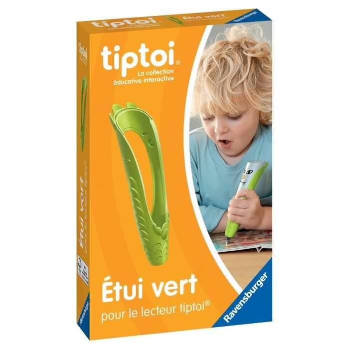 tiptoi® Etui vert, pour Lecteur tiptoi® (non inclus) 00000182, Dès 3 ans, Ravensburger