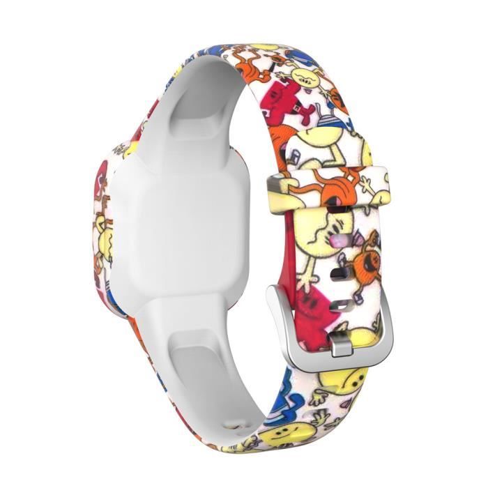 Bracelet Silicone Garmin Vivofit Jr. 3 Black Panther - Accessoire Marvel Pour Enfants