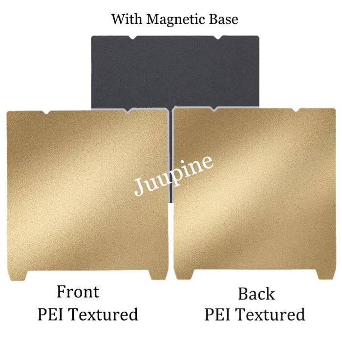 Creality Hi - Plaque De Construction En Résine époxy Officielle - 280 X 265 Mm - Plateforme Flexible En Acier à Ressort - Plaque De Base Résistante à L'usure - Plaque De