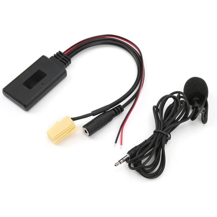 Adaptateur Bluetooth AUX Pour Auto - Compatible Alpine/Pioneer, Avec Micro, Connexion 2RCA - 14