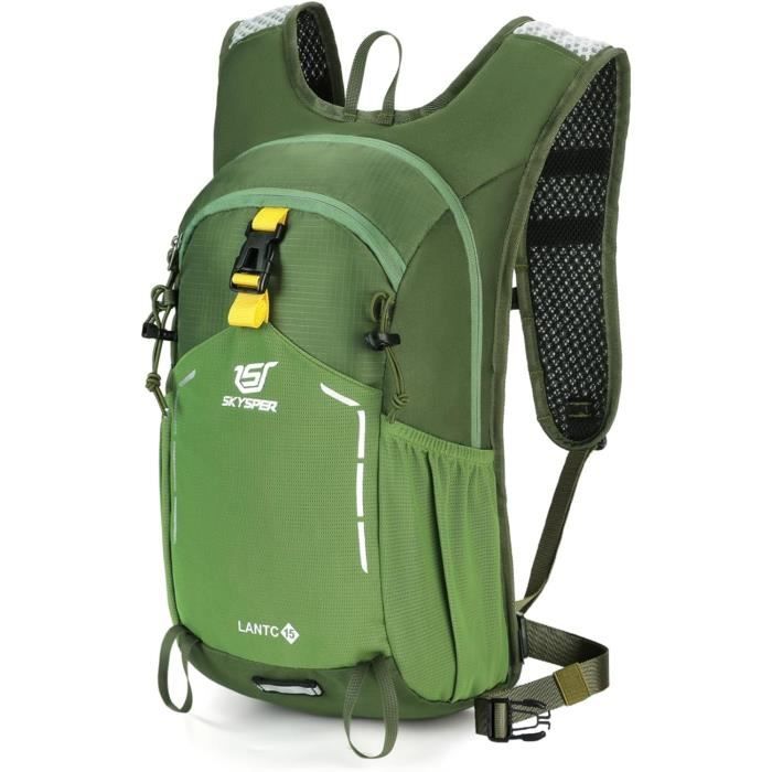 Sacs À Dos De Randonnée 15L, Sac À Dos Sport Imperméable Léger Et Respirant Sac À Dos Pour Les