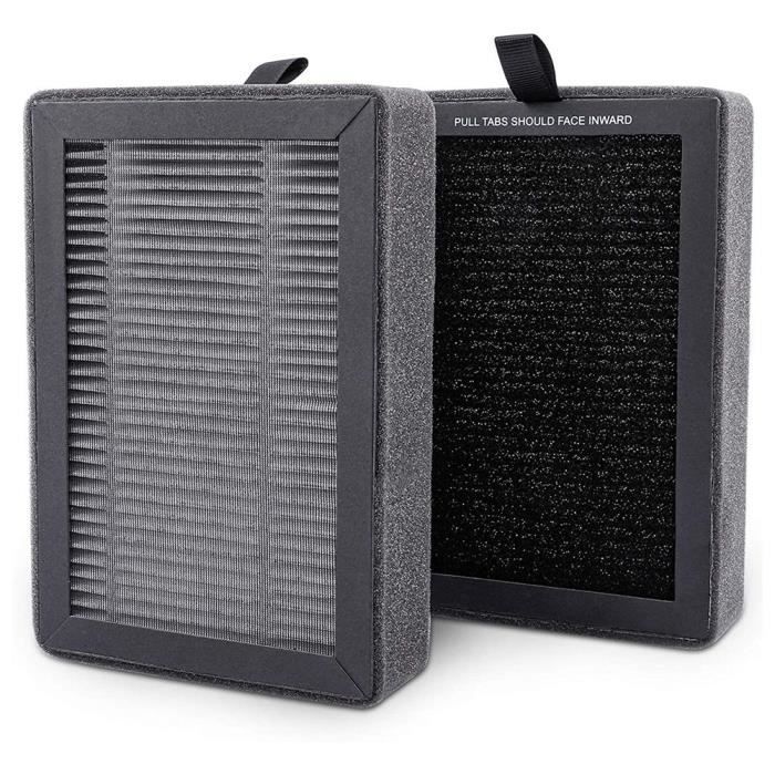 Lot De 2 Filtres HEPA + 4 Préfiltres Pour Purificateur D'Air Holms HAPF30AT - Compatible Multi Modèles