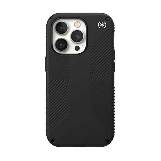 Coque Speck Presidio2 Pro Compatible avec le MagSafe pour iPhone 14 Pro Noir/Blanc