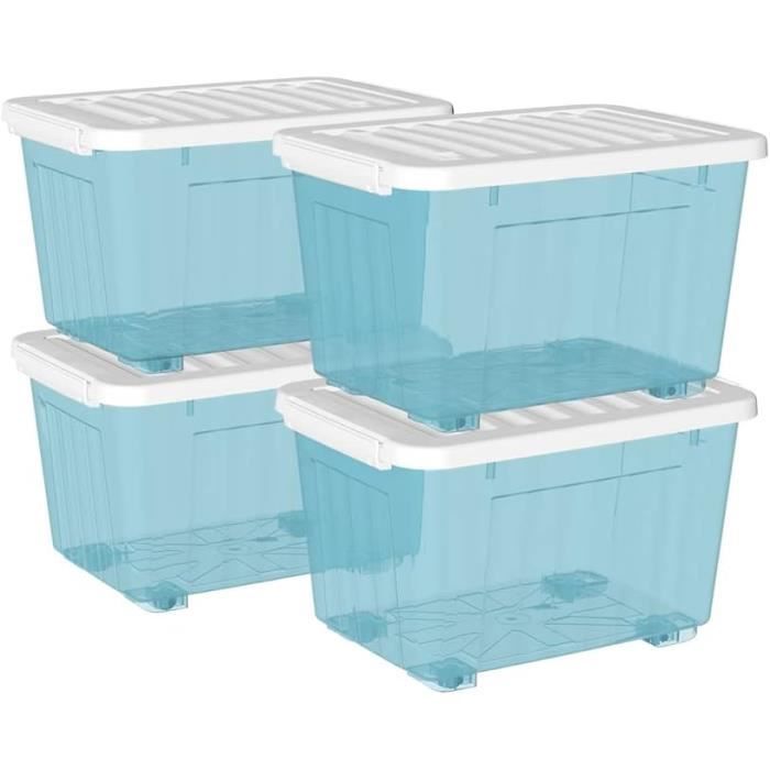 Salter Boston Lot De 4 Boîtes De Rangement En Acier - Pour Pain, Thé, Café, Sucre - Finition Blanc Glacé Avec Inscriptions