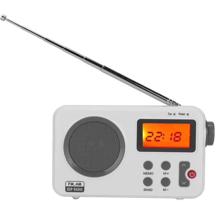 Réveil De Voyage Mini Horloge Numérique LCD Portable Avec Calendrier Rétroéclairé Petite Horloge De Bureau Pliable A Piles Noir Aucune Pile Incluse 96211870