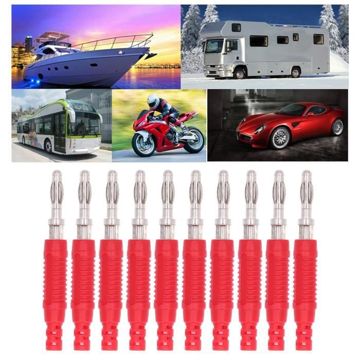 Lot De 10 Connecteurs De Piste Pour Circuits Hot Wheels - Imprimés En 3D, Couleur Rouge