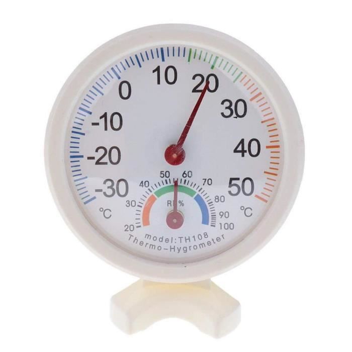 Cadran TH108 intérieur hygromètre Humidité Thermomètre Temp Température compteur Grand Cadran TH108 intérieur hygromètre Humidité Thermomètre Temp Température compteur Grand