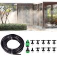 Pulvérisateur,Brumisation d'eau système de refroidissement buse d'arrosage brumisateur jardin extérieur Patio serre - Type 10m-1