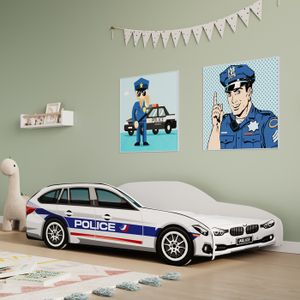 Playmobil Voiture Familiale - Set 9404 Avec 3 Personnages - Idée Cadeau Enfant 5 Ans Et + - Modèle Radiocommandable Compatible