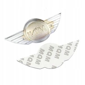 2x Emblèmes Mini Logo Chrome Originaux - Pour Modèles Cooper R50 à R59 - Neufs