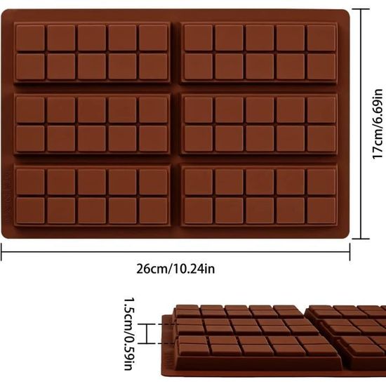 Moule chocolat paques,Moules en silicone 6PCS pour Chocolats Moule à  Chocolat de Noël Pour tablettes de chocolats, glaçons, bonbons - Cdiscount  Maison