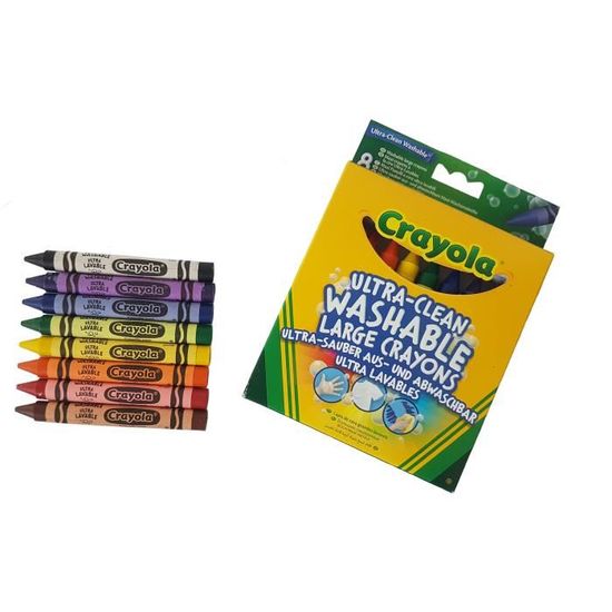 crayola 8 gros crayons a la cire ultra lavables coloriage cdiscount jeux jouets lego star wars