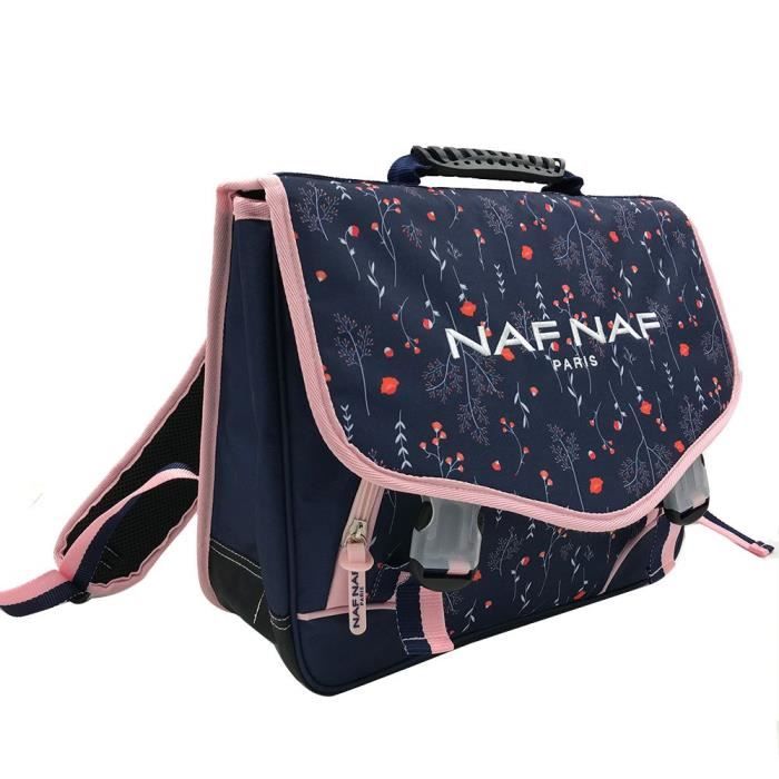 Cartable 38 cm Naf Naf Bleu Bagtrotter Cdiscount Bagagerie Maroquinerie
