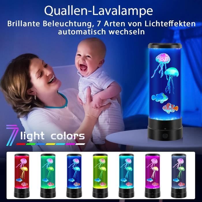 Lampe à lave pour Enfants - 17 couleurs - Lampe à lave - Lampe à