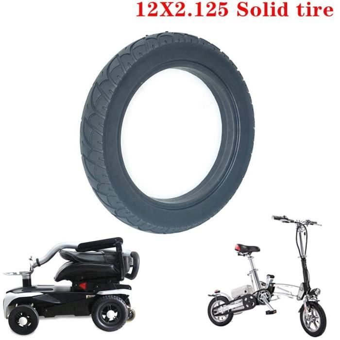 Pneu Solide Pour Vélo 12 Pouces Pour Adhérence Améliorée Anti