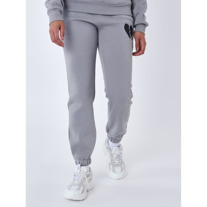 Bas de Jogging Femme PROJECT X PARIS C ur brise Gris clair Running Respirant Gris clair Cdiscount Sport
