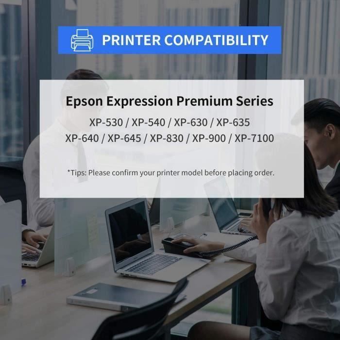 Compatible Epson 33 33XL Cartouche d'encre pour Epson XP-7100 XP-540 XP-530  XP-830 XP-900 XP-630 XP-635 XP-640 XP-645 - Cdiscount Informatique