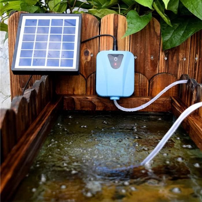 Acheter Pompe à oxygène d'aérateur d'étang solaire avec tuyau d