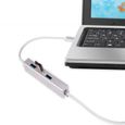 INECK® USB Type C Hub ** USB 3.0 Ports + RJ45 Ethernet Gigabit pour New MacBook MacBook Pro 2016 Google ChromeBook Pixel Type C PC-2
