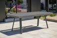 Table de jardin STOCKHOLM (200/300x96 cm) en aluminium avec rallonge intégrée - GRIS ANTHRACITE-2