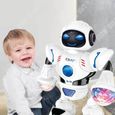 TD® Robot de danse électrique Jouets éducatifs  pour  enfants  avec  lumière  LED  et musique Robot de danse télécommandé-2