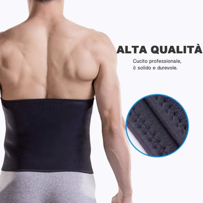 Ceinture Amincissante Kindax – Néoprène/polyester, Réglable, Sudation 3x, Soutien Lombaire, Homme/femme