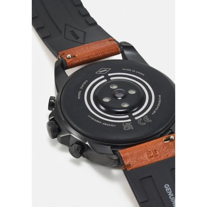 Fossil orologio smartwatch Gen 6 con cinturino in pelle marrone