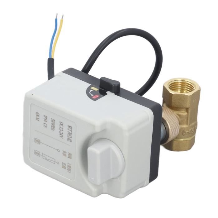 Vanne 3 Voies Motorisée 220V - Electrovanne Bille 3/4 Pouce, Commutation Automatique