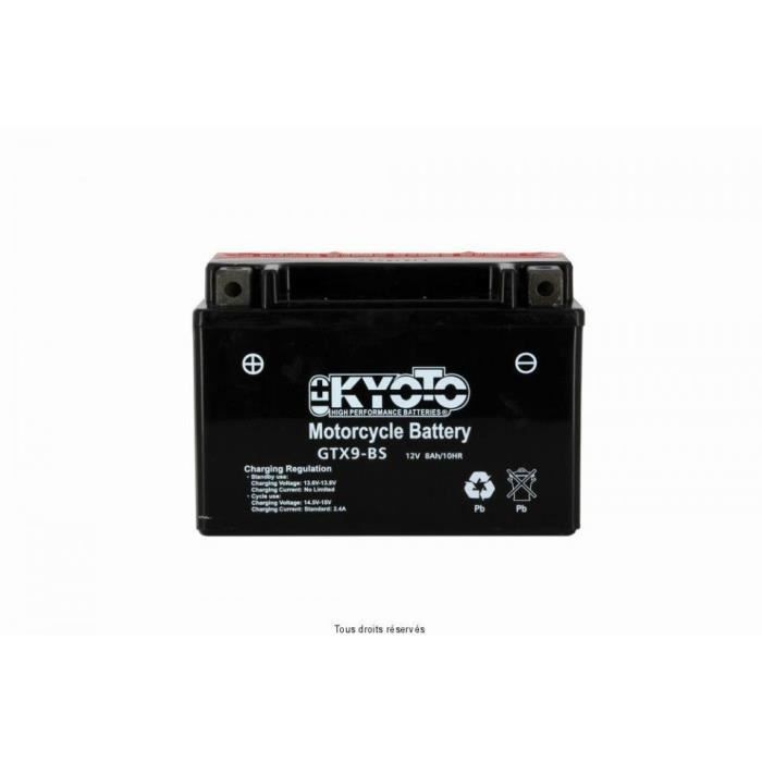 Batteria Moto Yuasa YTX9-BS Per Suzuki Bandit 650 2005-2012 - Ricambio Originale, 12V, 8 Ah