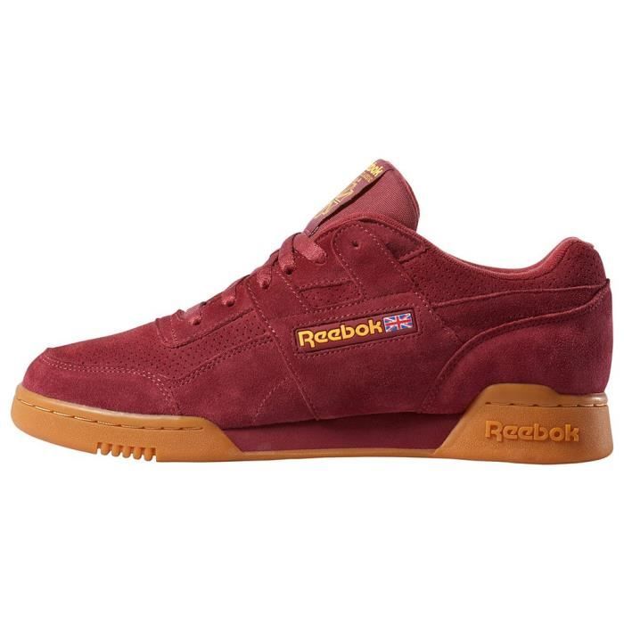 Reebok classic rouge best sale homme