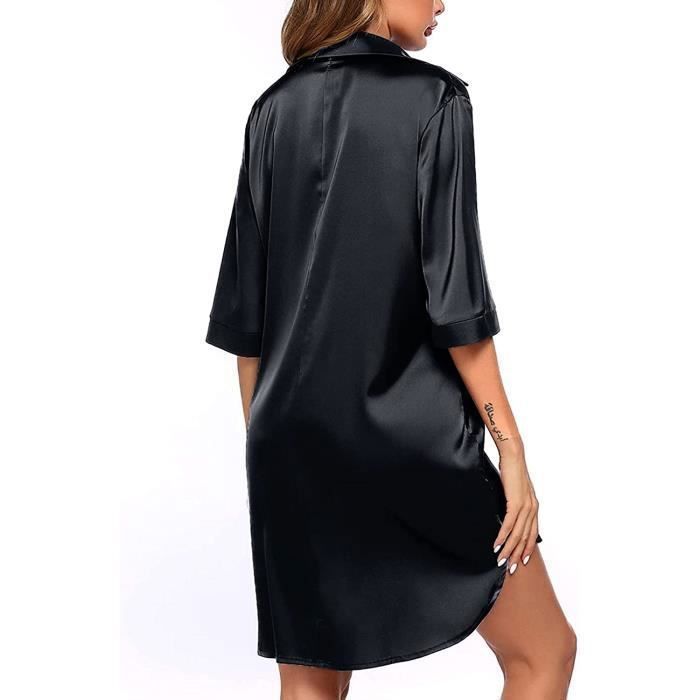 Chemise de nuit femme on sale ouverte devant