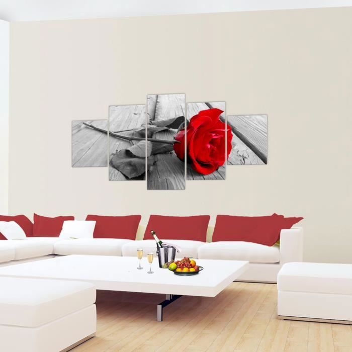 Kit 5 Toiles Imprimées New York - Tableau Moderne 110x60 Cm - Décoration Murale