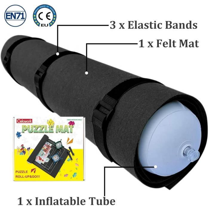 Puzzle,Polymères De Puzzle En Rouleau Feutre,couverture Portable,sac De Rangement De Voyage