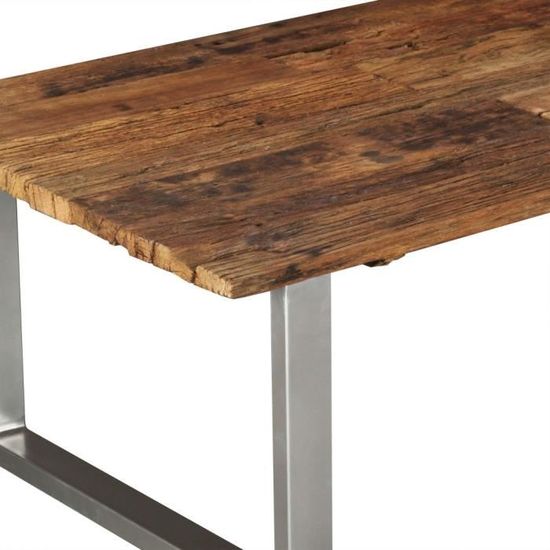 Table Basse Relevable Table Basse Industrielle Table Basse Salon Table Basse Bois De Traverses Massif 100 X 60 X 38 Cm Achat Vente Table Basse Table Basse Relevable Table Cdiscount