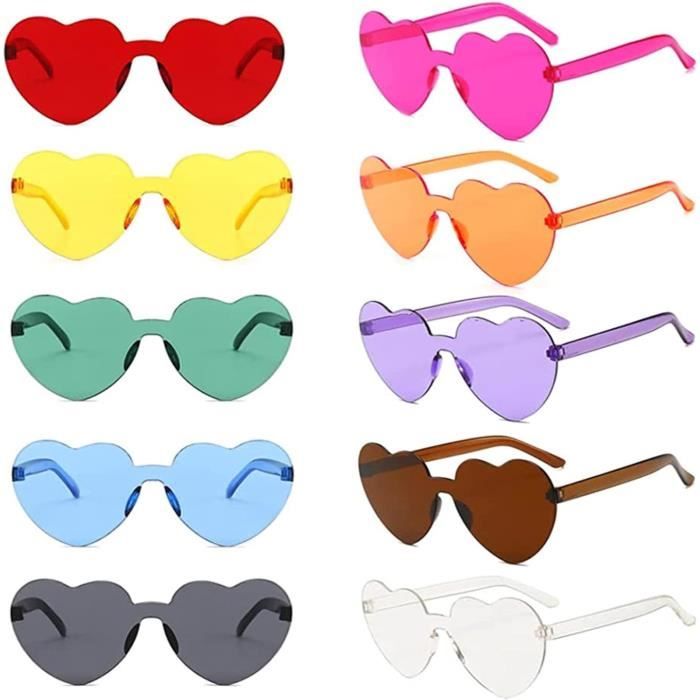JOLIGAEA 24 Paires Lunettes Couleur Bonbon Transparent, Lunettes de JOLIGAEA 24 Paires Lunettes Couleur Bonbon Transparent, Lunettes de