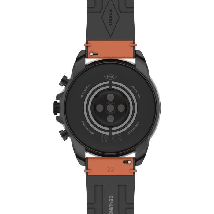 Fossil orologio smartwatch Gen 6 con cinturino in pelle marrone FTW4062 Achat vente montre Mixte Adulte Cdiscount