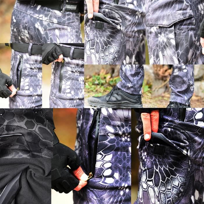 Pantalon Jogging Camouflage Fin Pour Homme - Neuf Avec étiquettes - 80% Coton 20% Polyester