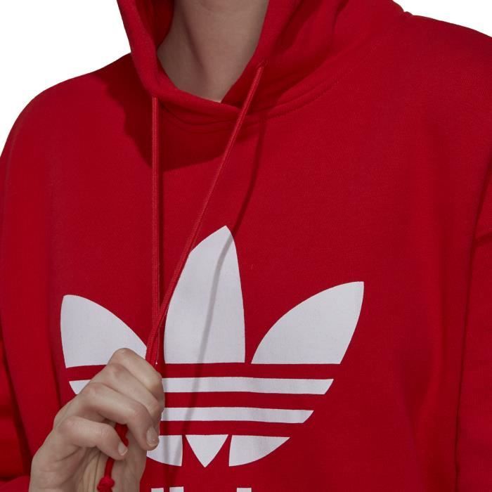 adidas Originals ADIDAS ADICOLOR TREFOIL - Sweat à capuche - red