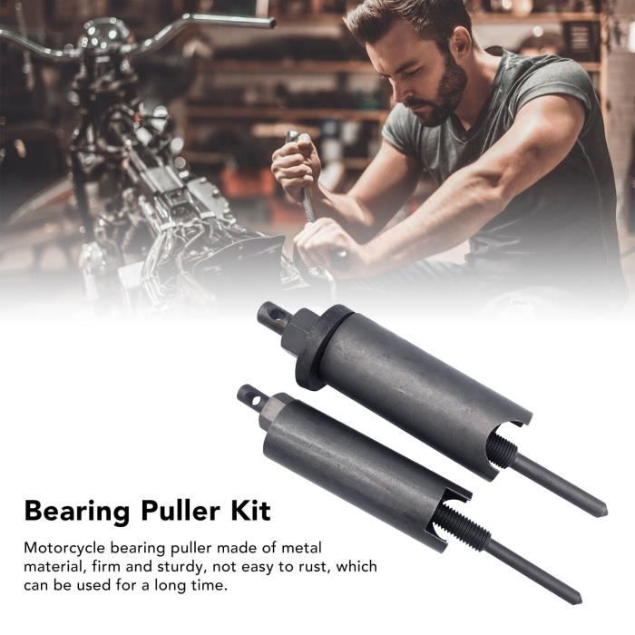 Ysislybin Kit Extracteur Roulement Moto - 10 Pièces, Outil Démontenance Roulements De Roue, Mallette