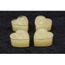 4 bougies chauffe-plats coeur rouge Décoration de mariage