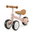 Draisienne tricycle CUTIE - KINDERKRAFT - Rose - 3 roues - Légère et compacte-0