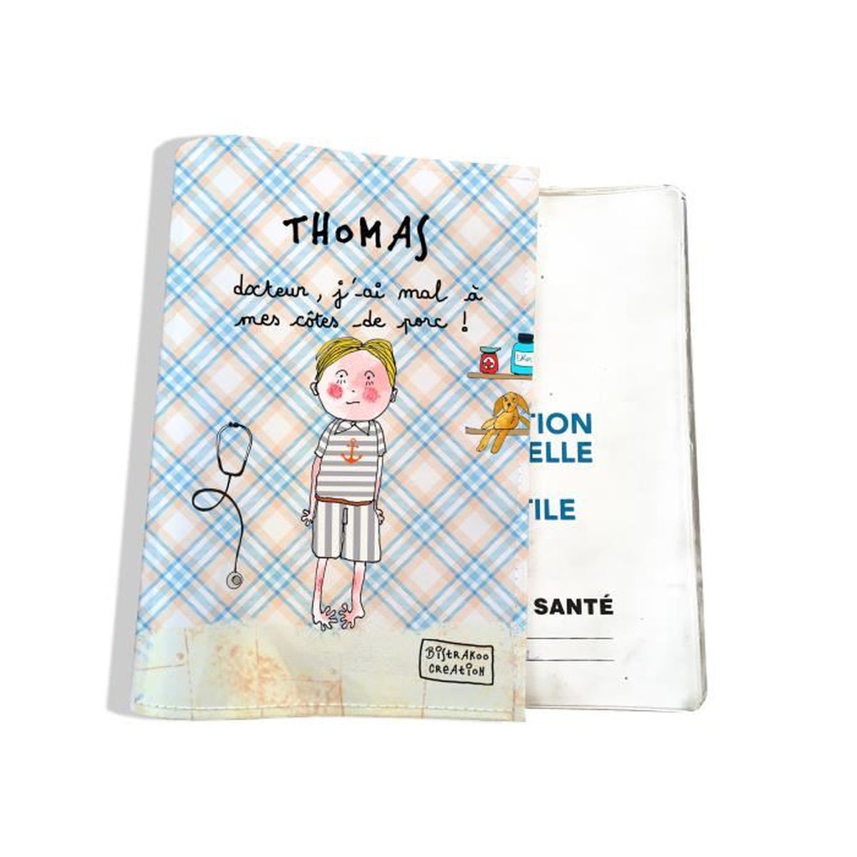 Protege Carnet De Sante Bebe Garcon Personnalisable Cdiscount Puericulture Eveil Bebe