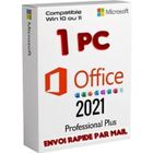 MICROSOFT OFFICE 2021 PRO PLUS (version complète dématérialisée) Livraison 2H par email - En téléchargement