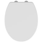 ALLIBERT BATH & DESIGN Abattant WC en thermodur - fermeture progressive - 38,2 x 6 x 47 cm - blanc brillant